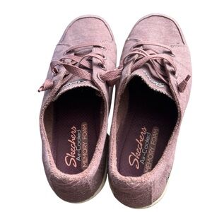 Skechers Women's Mauve Pink Purple Sneakers with Air Cooled Memory Foam SZ US 7